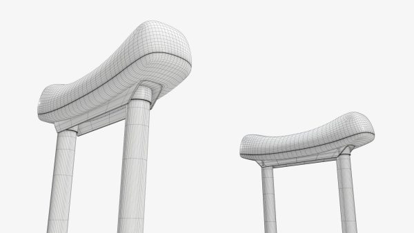 Underarm lightweight crutches