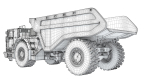 Underground Articulated Mining Truck