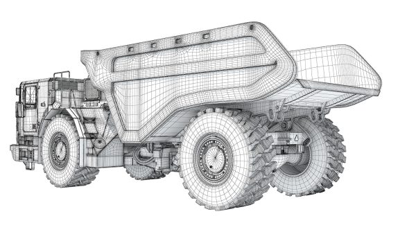 Underground Articulated Mining Truck