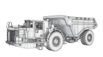 Underground Articulated Mining Truck