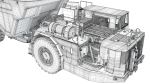 Underground Articulated Mining Truck