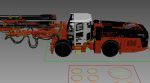 Underground Mining Drill Rigs DD422iE Rigged