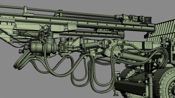 Underground Mining Drill Rigs DD422iE Rigged