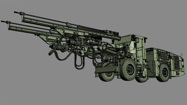 Underground Mining Drill Rigs DD422iE Rigged