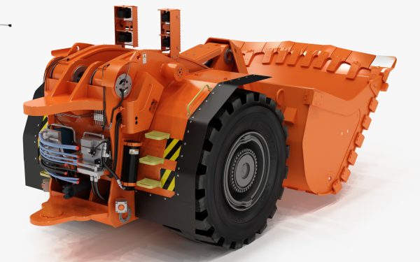 Underground Mining Loader LH621i Rigged