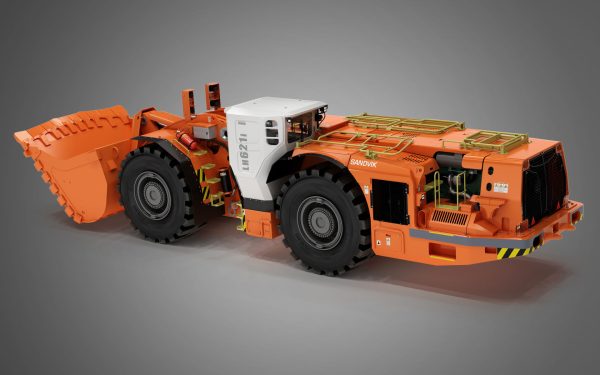 Underground Mining Loader LH621i Rigged