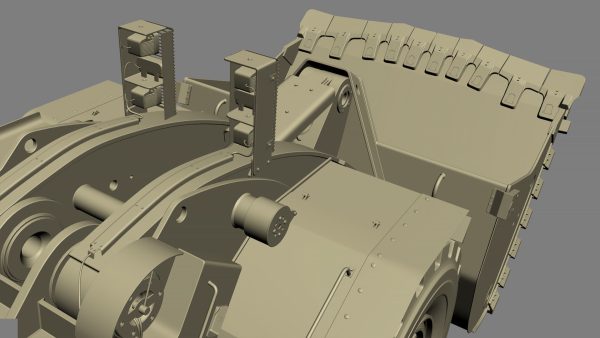 Underground Mining Loader LH621i Rigged