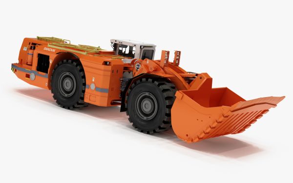 Underground Mining Loader LH621i Rigged