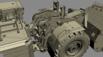Underground Mining Loader LH621i Rigged