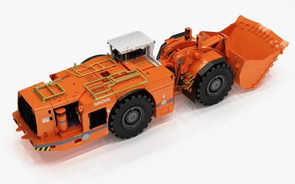 Underground Mining Loader LH621i Rigged