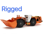 Underground Mining Loader LH621i Rigged