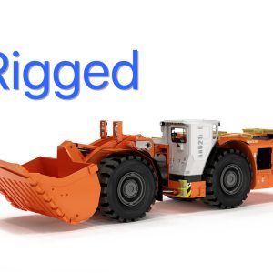 Underground Mining Loader LH621i Rigged