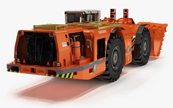 Underground Mining Loader LH621i Rigged