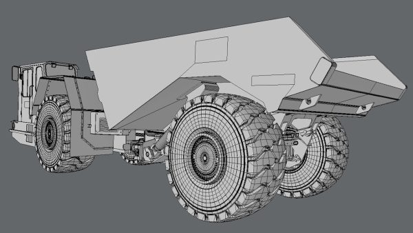 Underground Mining Truck Atlas Copco MT5020 model