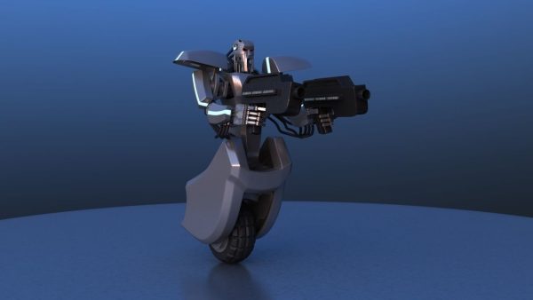 Unicycle Battle Robot