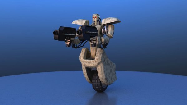 Unicycle Battle Robot