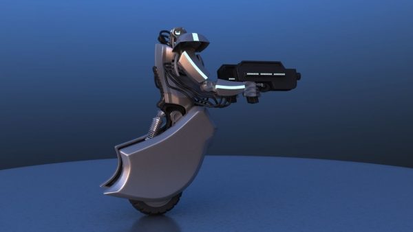 Unicycle Battle Robot
