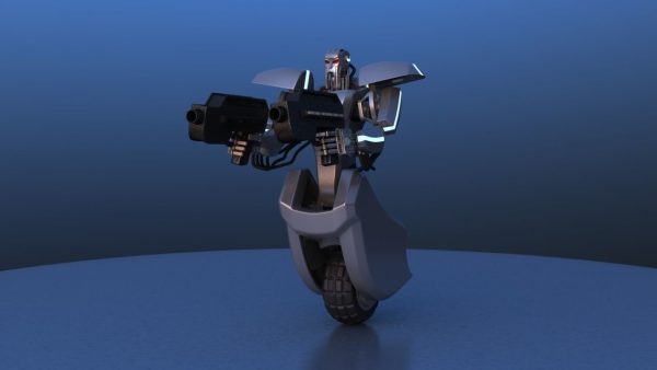 Unicycle Battle Robot