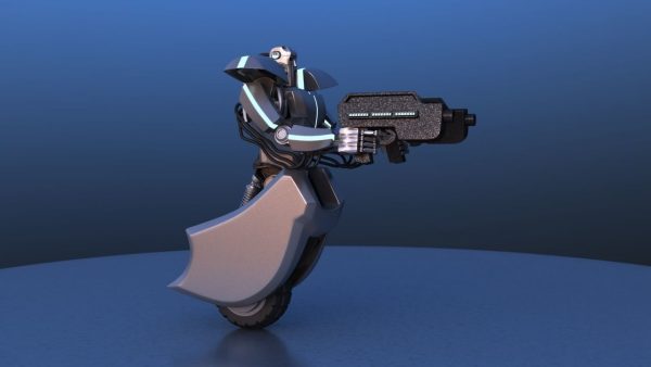 Unicycle Battle Robot