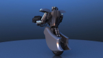 Unicycle Battle Robot