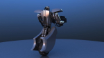 Unicycle Battle Robot