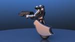 Unicycle Battle Robot