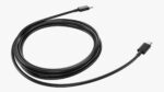 USB C cable double sided black
