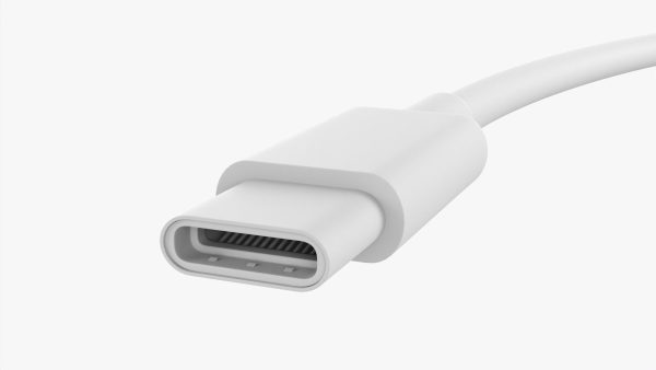 USB C cable double sided black