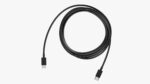 USB C cable double sided black