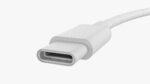 USB C cable double sided black