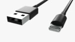 USB C lightning cables set black
