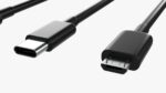 USB C lightning cables set black