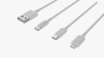 USB C lightning cables set white