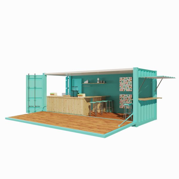 V2 Mobile shipping container restaurant Container Cafe
