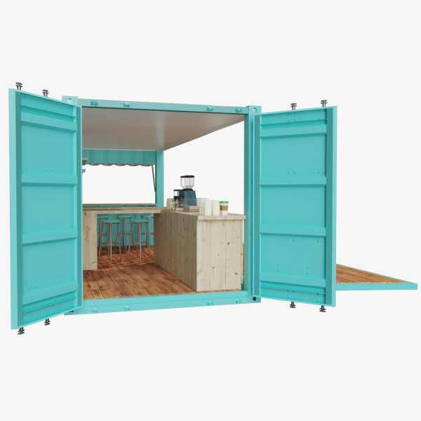V2 Mobile shipping container restaurant Container Cafe
