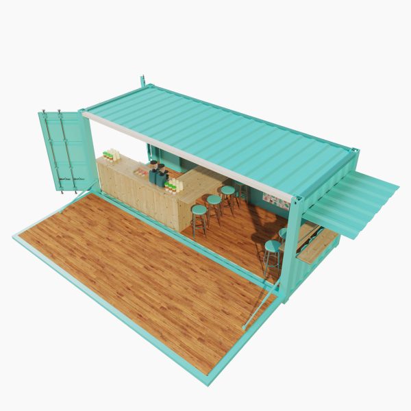V2 Mobile shipping container restaurant Container Cafe