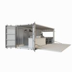 V2 Mobile shipping container restaurant Container Cafe
