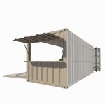 V2 Mobile shipping container restaurant Container Cafe