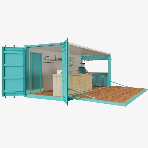 V2 Mobile shipping container restaurant Container Cafe