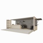 V2 Mobile shipping container restaurant Container Cafe