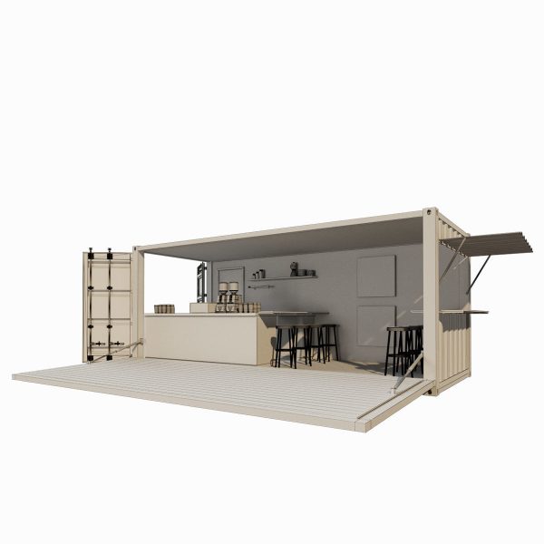 V2 Mobile shipping container restaurant Container Cafe