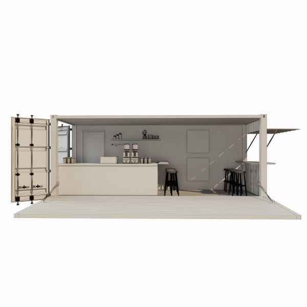 V2 Mobile shipping container restaurant Container Cafe