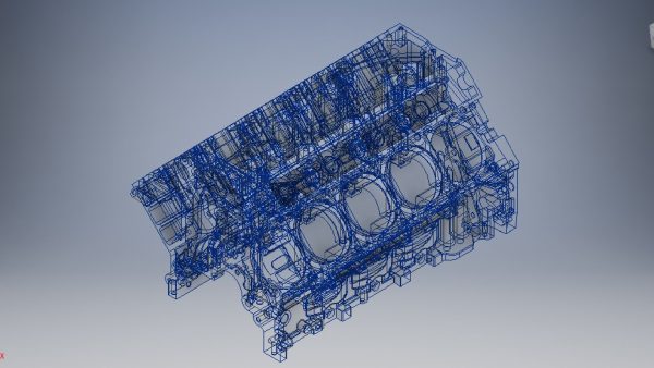 v8 engine block