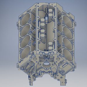 v8 engine block
