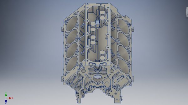 v8 engine block