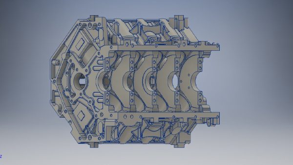 v8 engine block