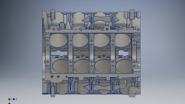 v8 engine block