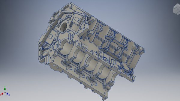 v8 engine block