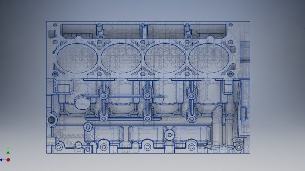 v8 engine block
