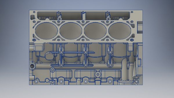 v8 engine block